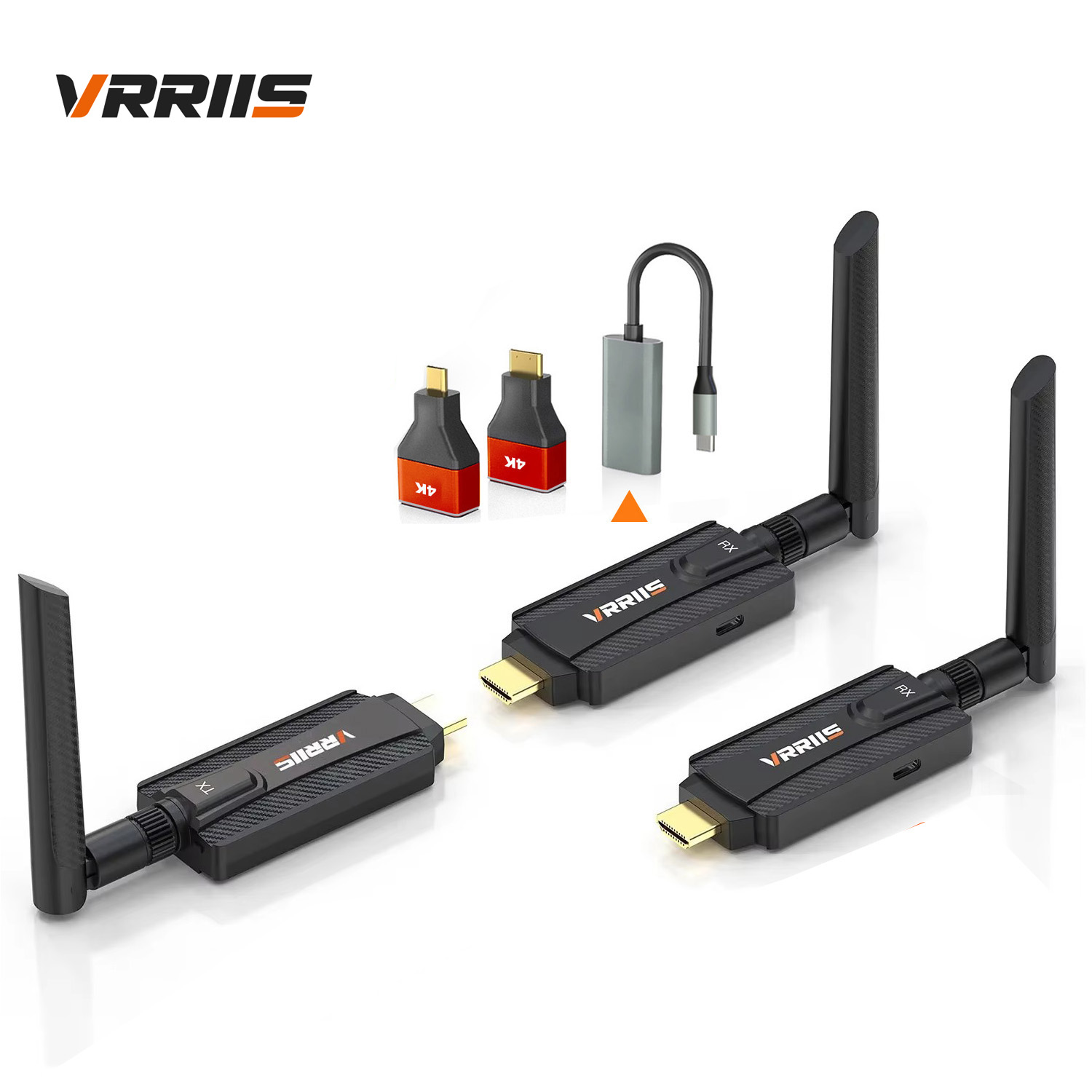 Wireless Hdmi Transmitter And Receiver 4K - 5G 200M Draadloze HDMI Zender en