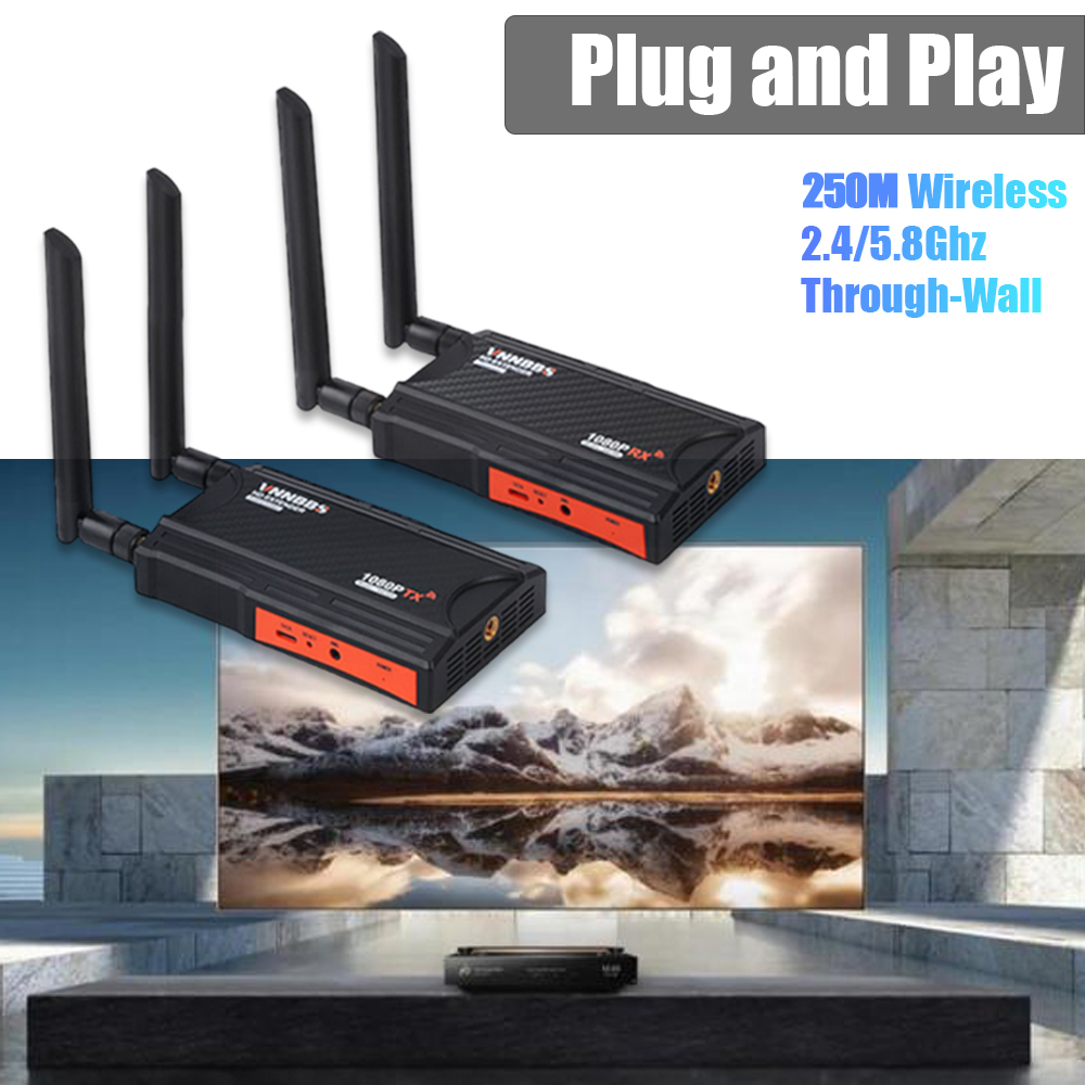 Wireless Video Transmitter For Camera Dslr - VNNBBS Draadloze HDMI Video Audio Extender