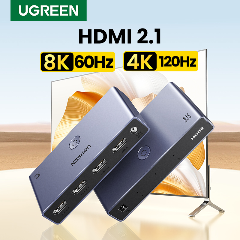 Hdmi Splitter 1 In 4 Out 4K 60Hz - Ugreen Hdmi 2.1 2.0 8K Schakelaar