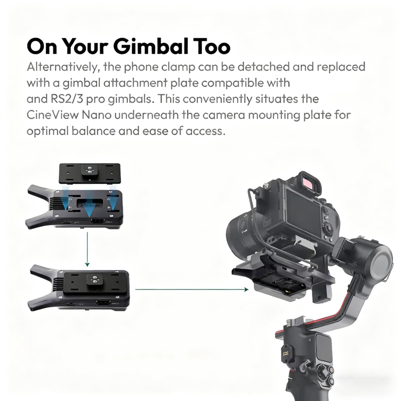 Wireless Video Transmitter For Camera Dslr - Cineview Nano 150m bereik draadloze videozender