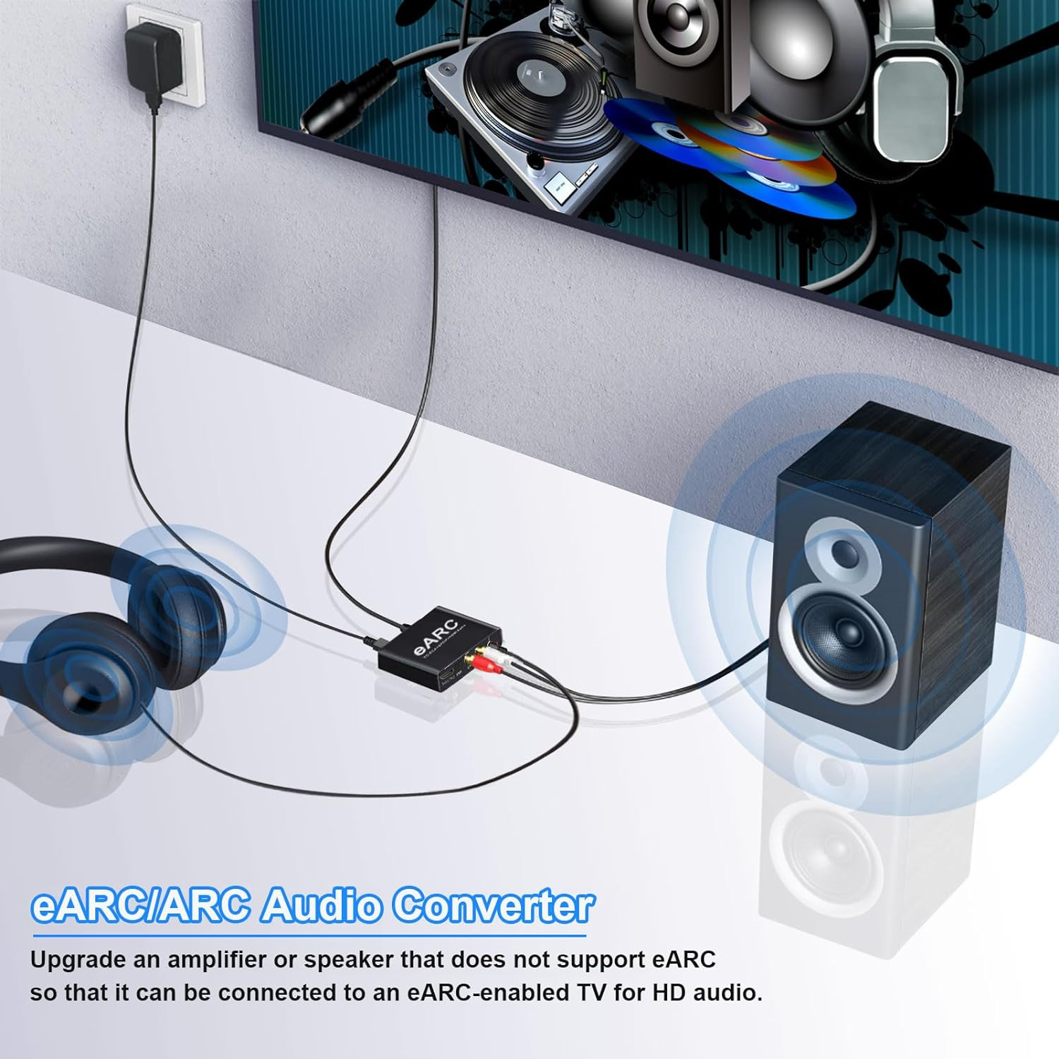Hdmi Audio Extractor Earc 7.1 - 5.1 7.1 Kanaals Audio Extractor 192Khz
