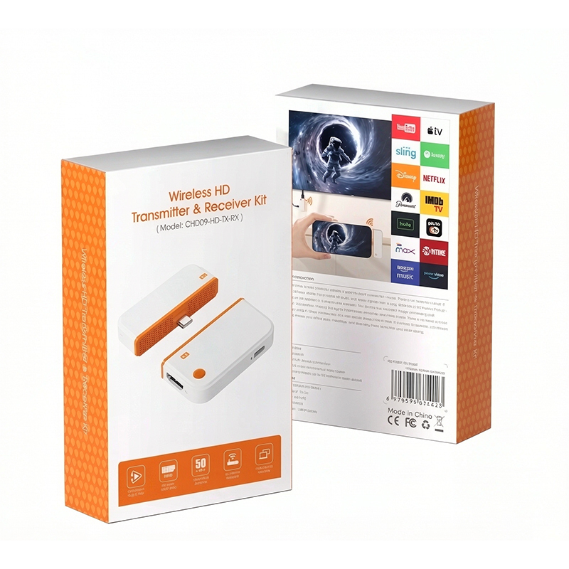 Wireless Hdmi Receiver For Projector - Draadloze 50M Type-C poort HDMI audio