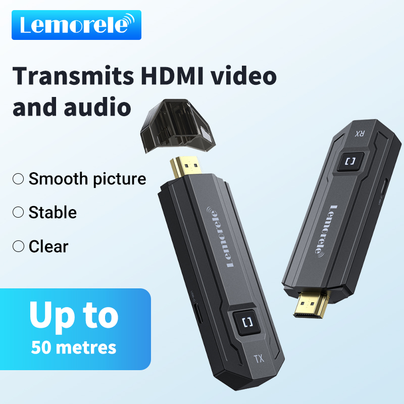 Wireless Hdmi Receiver For Projector - Lemorele 50M HDMI Draadloze Zender Ontvanger