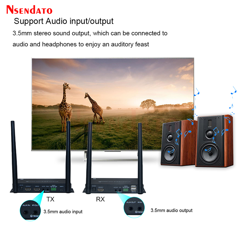HDMI Draadloze Video Zender On - Wireless Hdmi Transmitter And Receiver 4K recensie en prijs