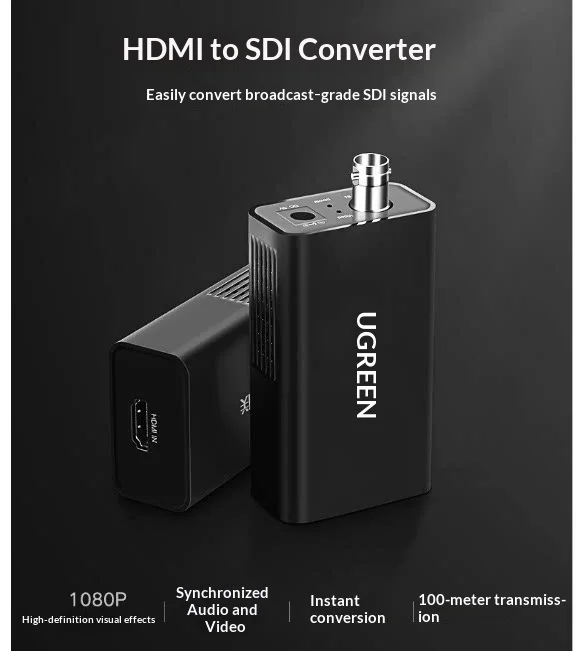 UGREEN CM132-40966 HDMI naar S - Sdi To Hdmi Converter Broadcast recensie en prijs