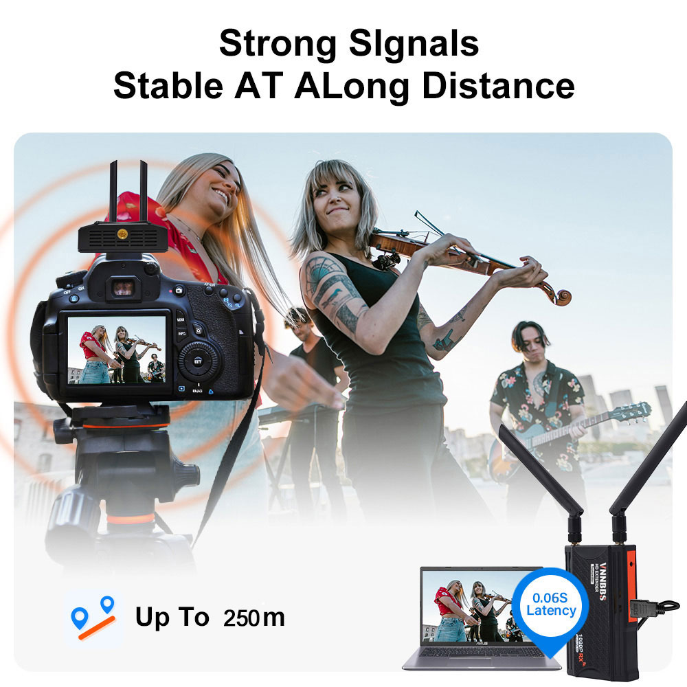 VNNBBS Draadloze HDMI Video Au - Wireless Video Transmitter For Camera Dslr recensie en prijs