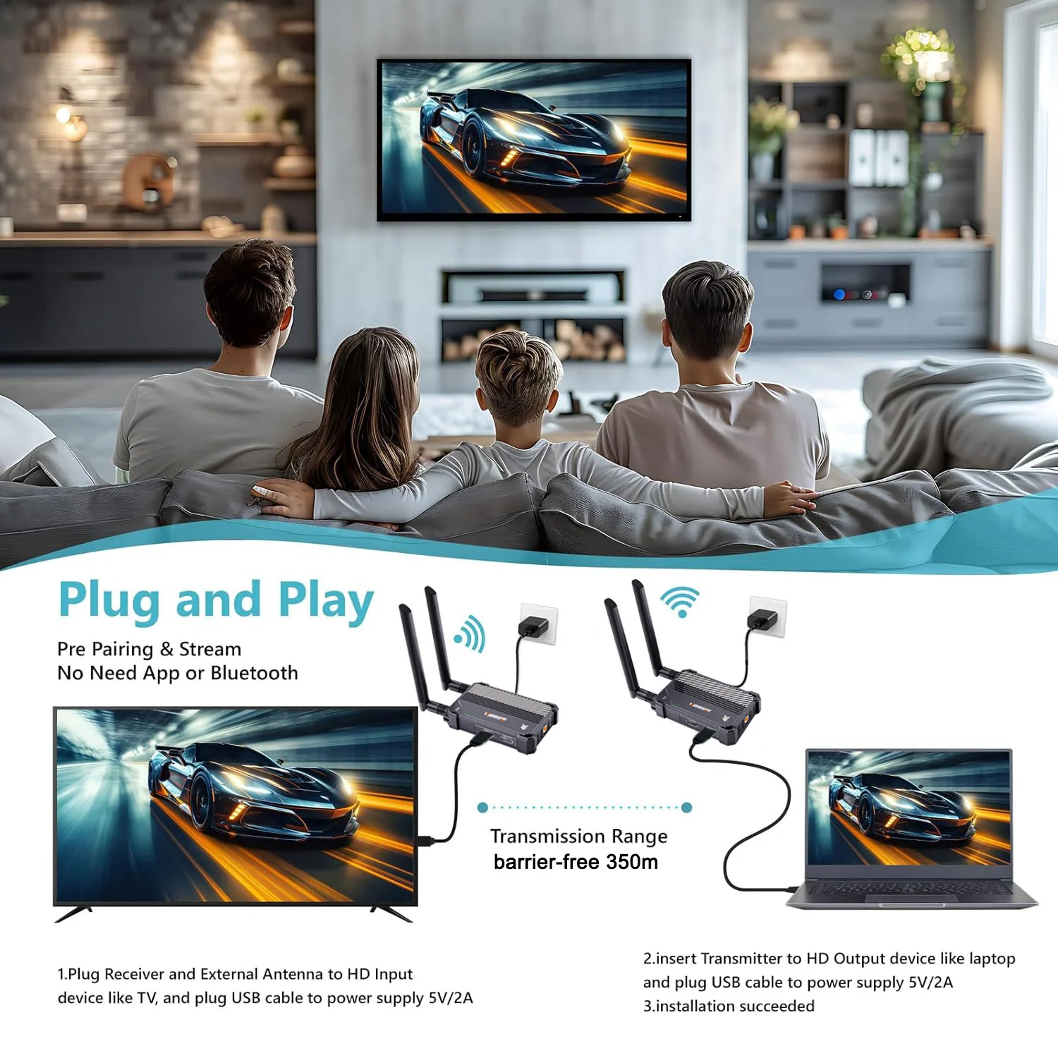 5G 4K Draadloze Audio- en Vide - Wireless Video Transmitter For Camera Dslr recensie en prijs
