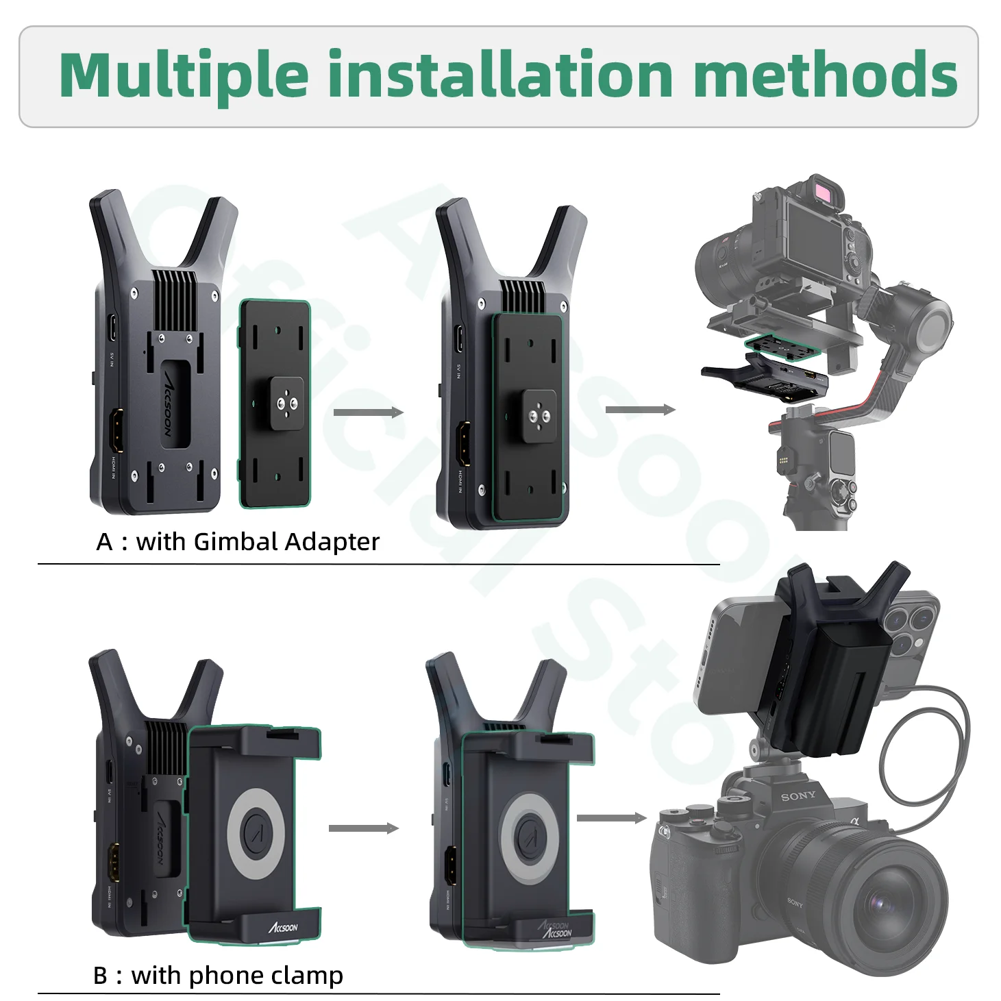 Accsoon Nano HD-MI 150M bereik - Wireless Video Transmitter For Camera Dslr recensie en prijs