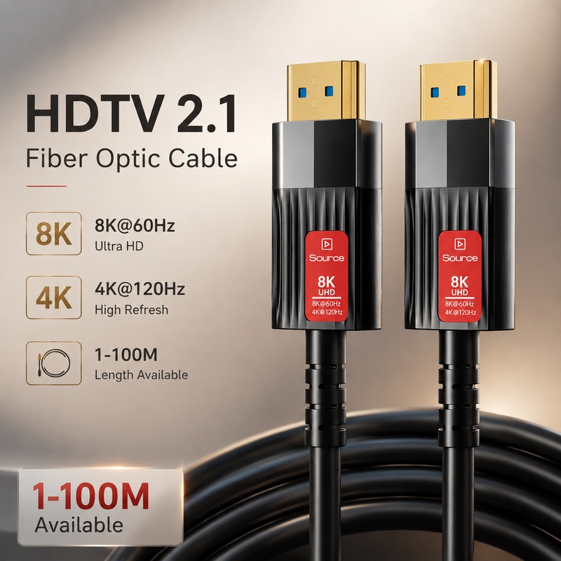 8K HDMI 2.1 Glasvezelkabel HDM - Hdmi Fiber Optic Cable 50M 100M recensie en prijs