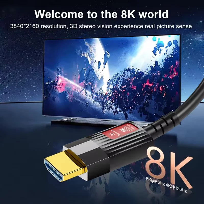8K HDMI 2.1 Glasvezelkabel HDM - Hdmi Fiber Optic Cable 50M 100M recensie en prijs