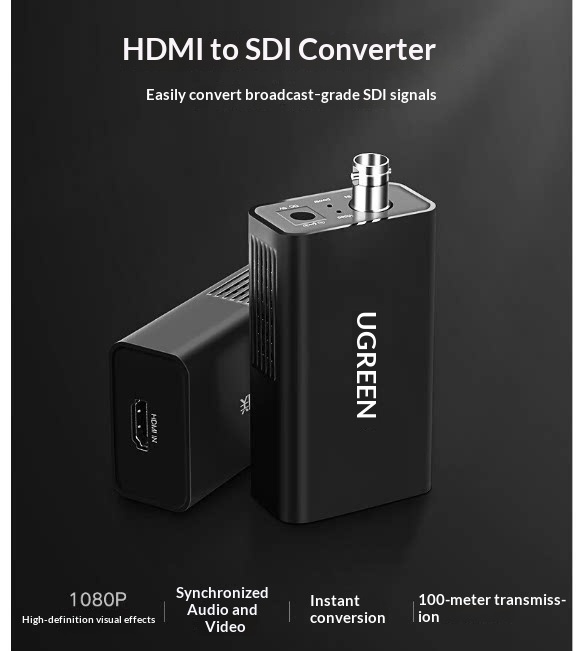 UGREEN CM132-40966 HDMI naar S - Sdi To Hdmi Converter Broadcast recensie en prijs