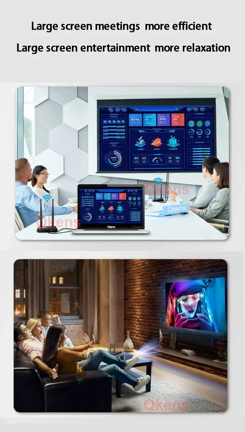 4K Draadloze Transmissie Video - Wireless Hdmi Transmitter And Receiver 4K recensie en prijs