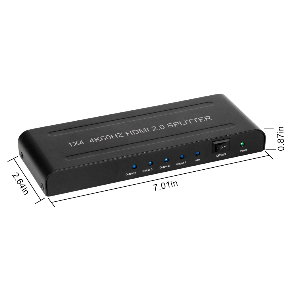 HDMI-splitter 1 in 4 uit, HDMI - Hdmi Splitter 1 In 4 Out 4K 60Hz recensie en prijs