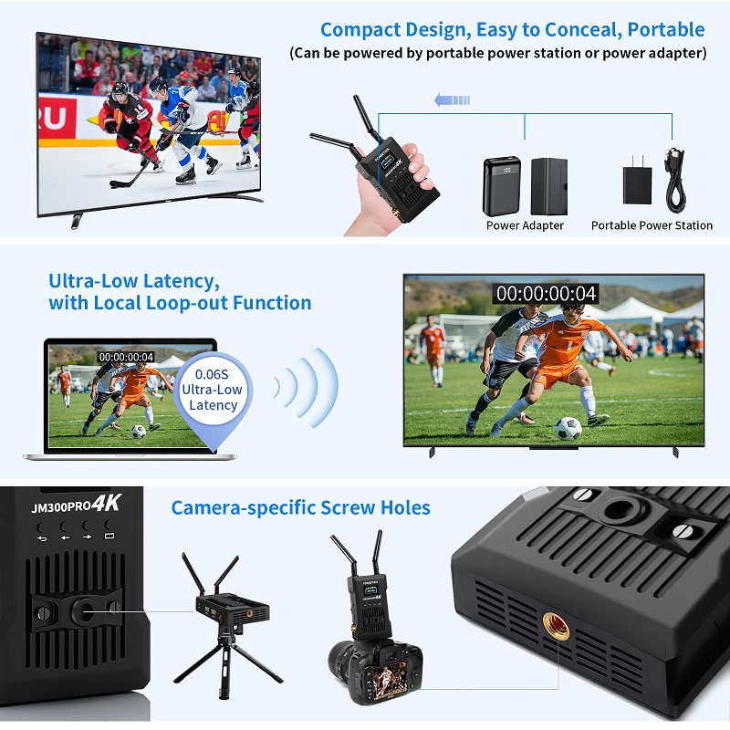 1000ft 4K draadloze HD-beeldze - Wireless Video Transmitter For Camera Dslr recensie en prijs