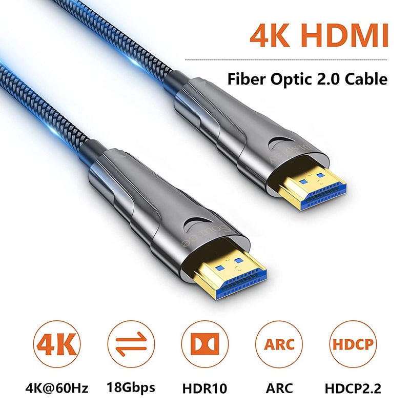 1080P 4K HDMI mannelijke naar  - Hdmi Fiber Optic Cable 50M 100M recensie en prijs