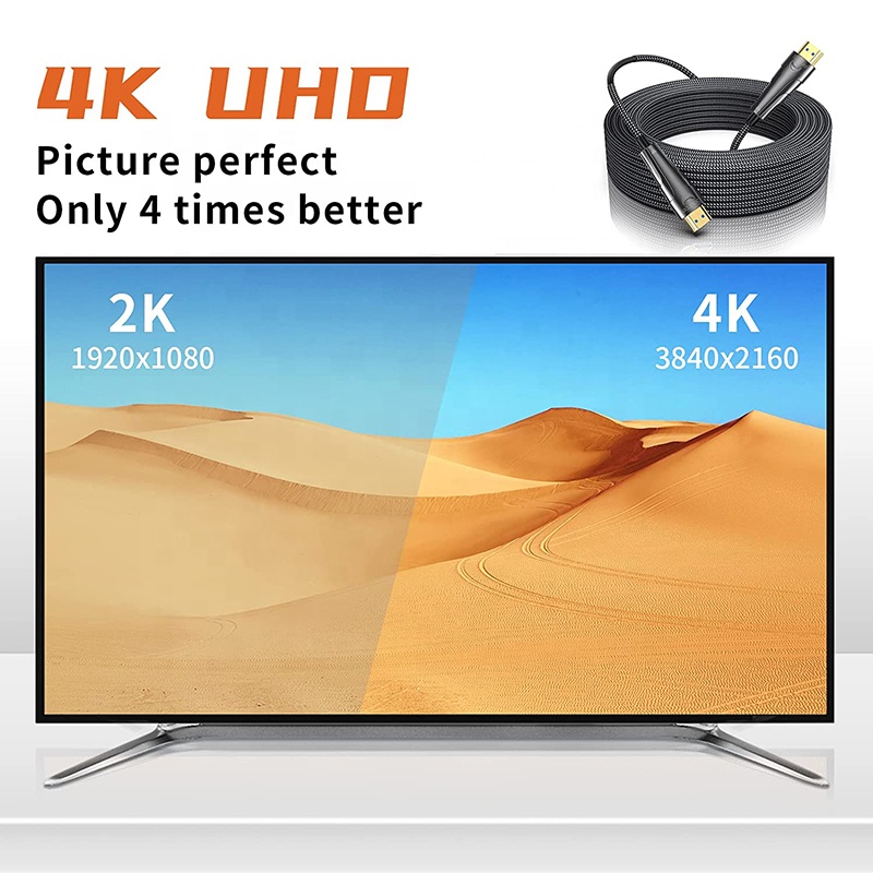 1080P 4K HDMI mannelijke naar  - Hdmi Fiber Optic Cable 50M 100M recensie en prijs