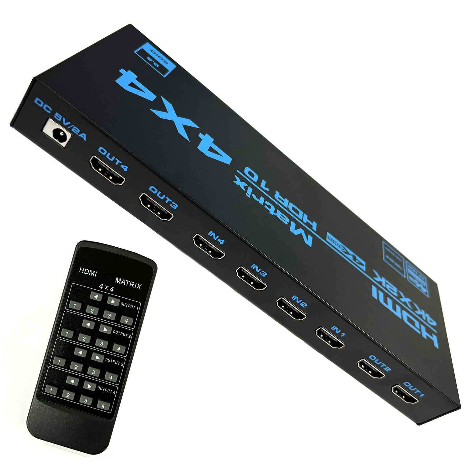 4K HDMI Matrix Switch 4 in 4 O - Hdmi Matrix Switch 4X4 4K 60Hz recensie en prijs