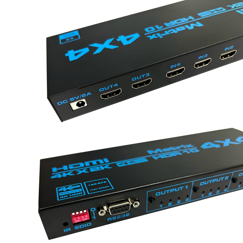 4K HDMI Matrix Switch 4 in 4 O - Hdmi Matrix Switch 4X4 4K 60Hz recensie en prijs