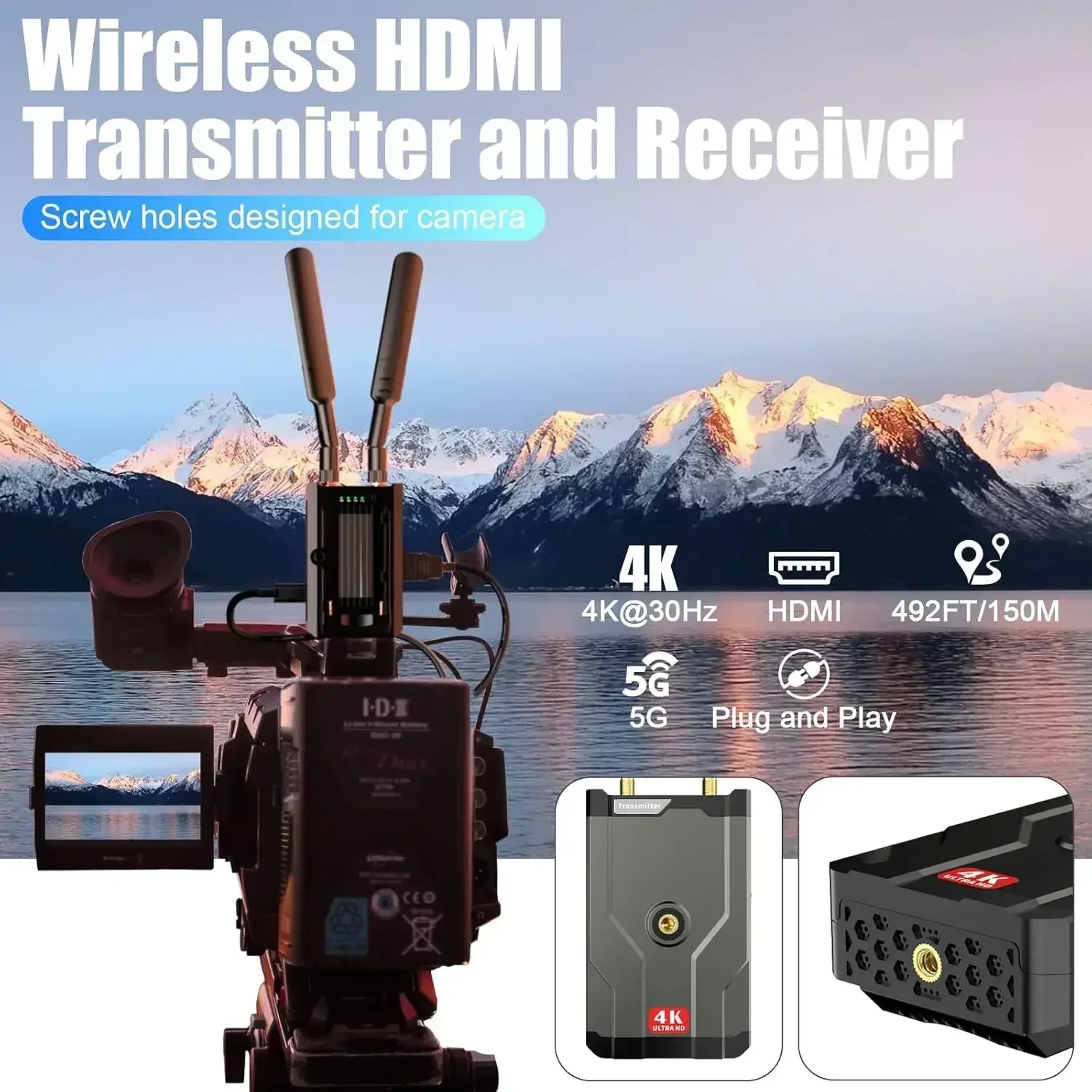 4K Draadloze HDMI Zender Ontva - Wireless Hdmi Receiver For Projector recensie en prijs