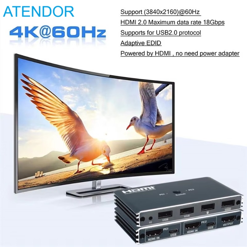 4K@60HZ voor HDMI-compatibele  - Hdmi Matrix Switch 4X4 4K 60Hz recensie en prijs