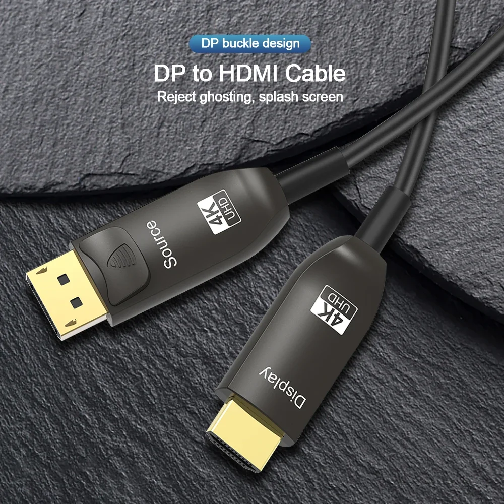 DisplayPort naar HDMI Glasveze - Hdmi Fiber Optic Cable 50M 100M recensie en prijs