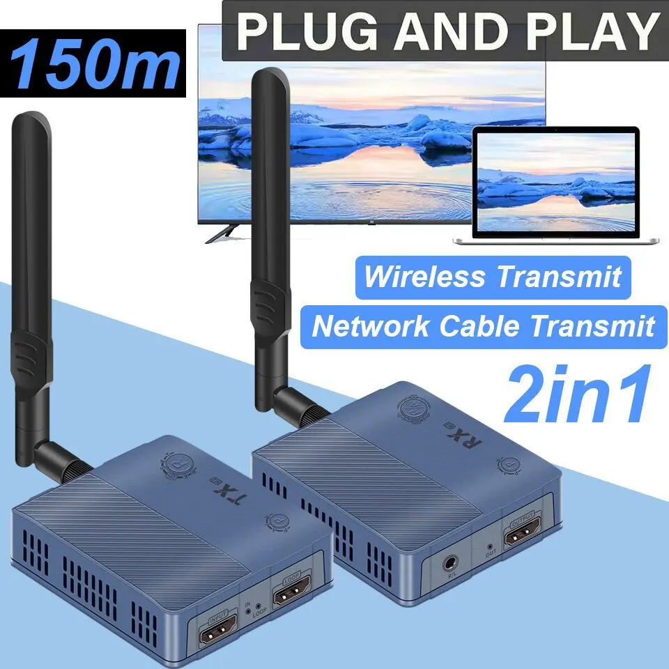 1080p 4K draadloze HDMI-extend - Wireless Hdmi Transmitter And Receiver 4K recensie en prijs