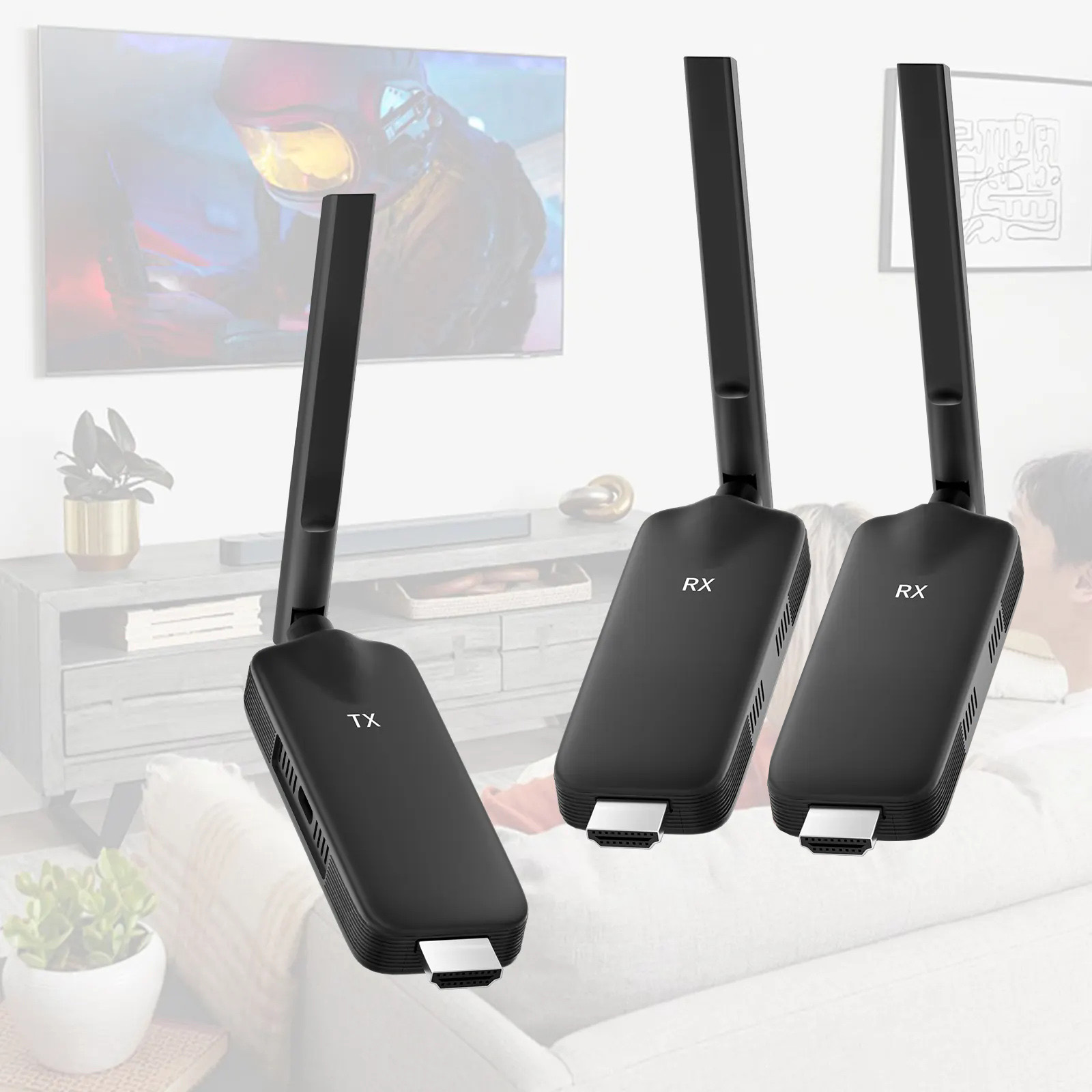 50m Draadloze HDMI Video Zende - Wireless Hdmi Transmitter And Receiver 4K recensie en prijs