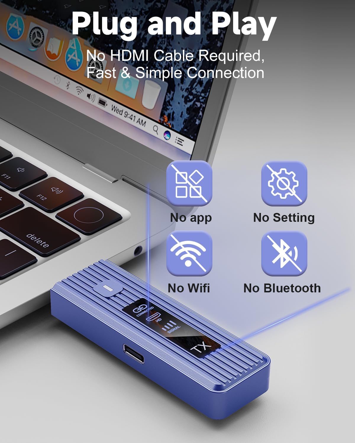 Nieuwe generatie draadloze HDM - Wireless Hdmi Transmitter And Receiver 4K recensie en prijs