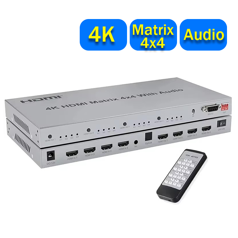 4K HDMI True Matrix Switch 4 i - Hdmi Matrix Switch 4X4 4K 60Hz recensie en prijs