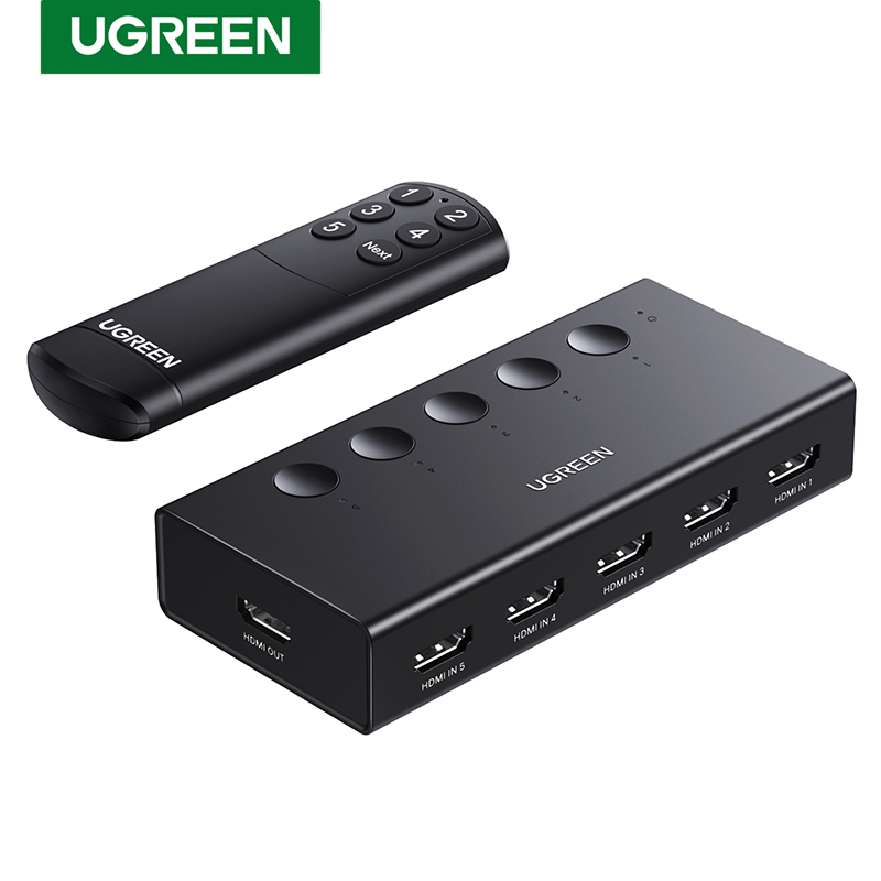 Ugreen Hdmi-Schakelaar 5 In 1  - Hdmi Matrix Switch 4X4 4K 60Hz recensie en prijs
