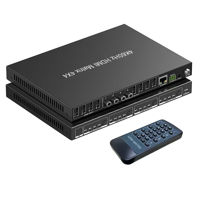 Nieuwe 4x4 Hdm matrix videospl - Hdmi Matrix Switch 4X4 4K 60Hz recensie en prijs