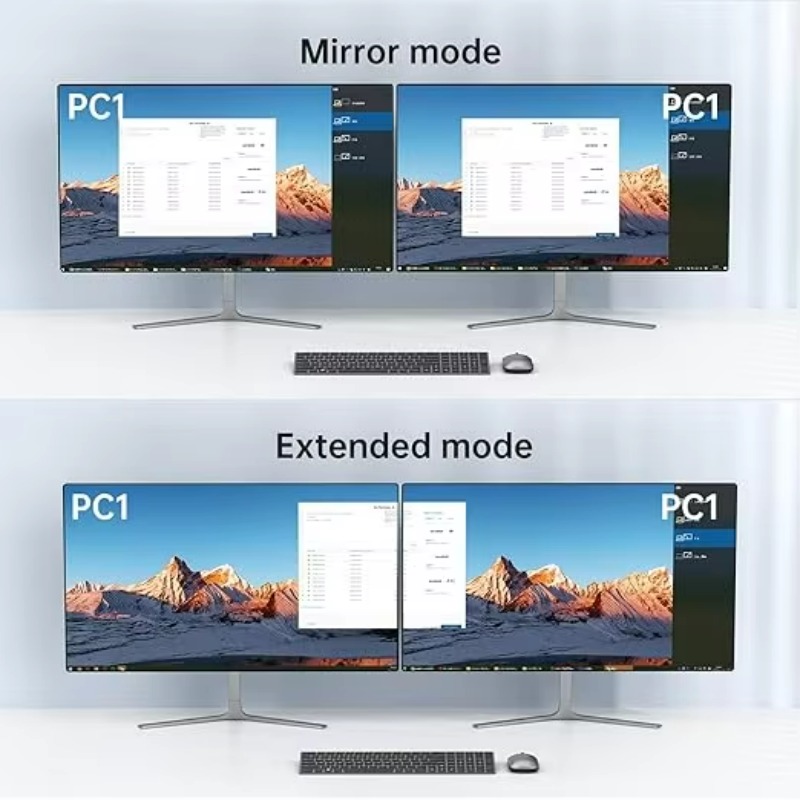 8K 60Hz HDMI KVM-schakelaar vo - Hdmi Kvm Switch 4 Port Dual Monitor recensie en prijs