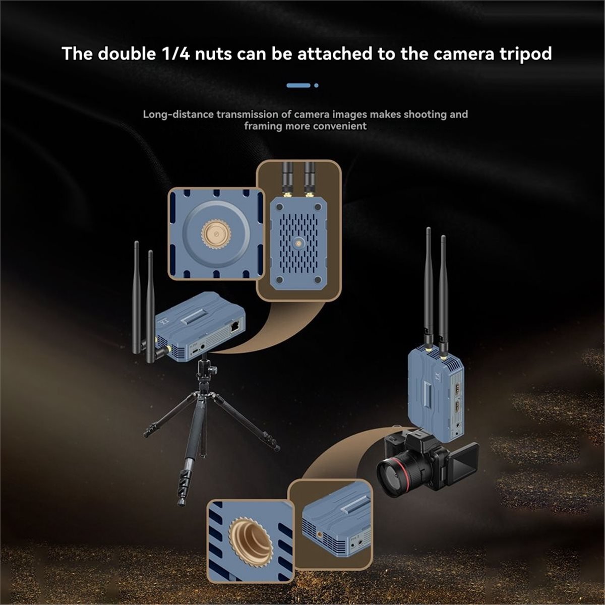Kan 4K 30Hz HDMI-compatibele d - Wireless Video Transmitter For Camera Dslr recensie en prijs