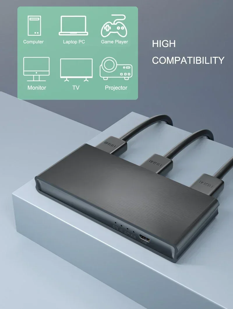 4K 60hz HDMI-splitter 1x2 1x4  - Hdmi Splitter 1 In 4 Out 4K 60Hz recensie en prijs