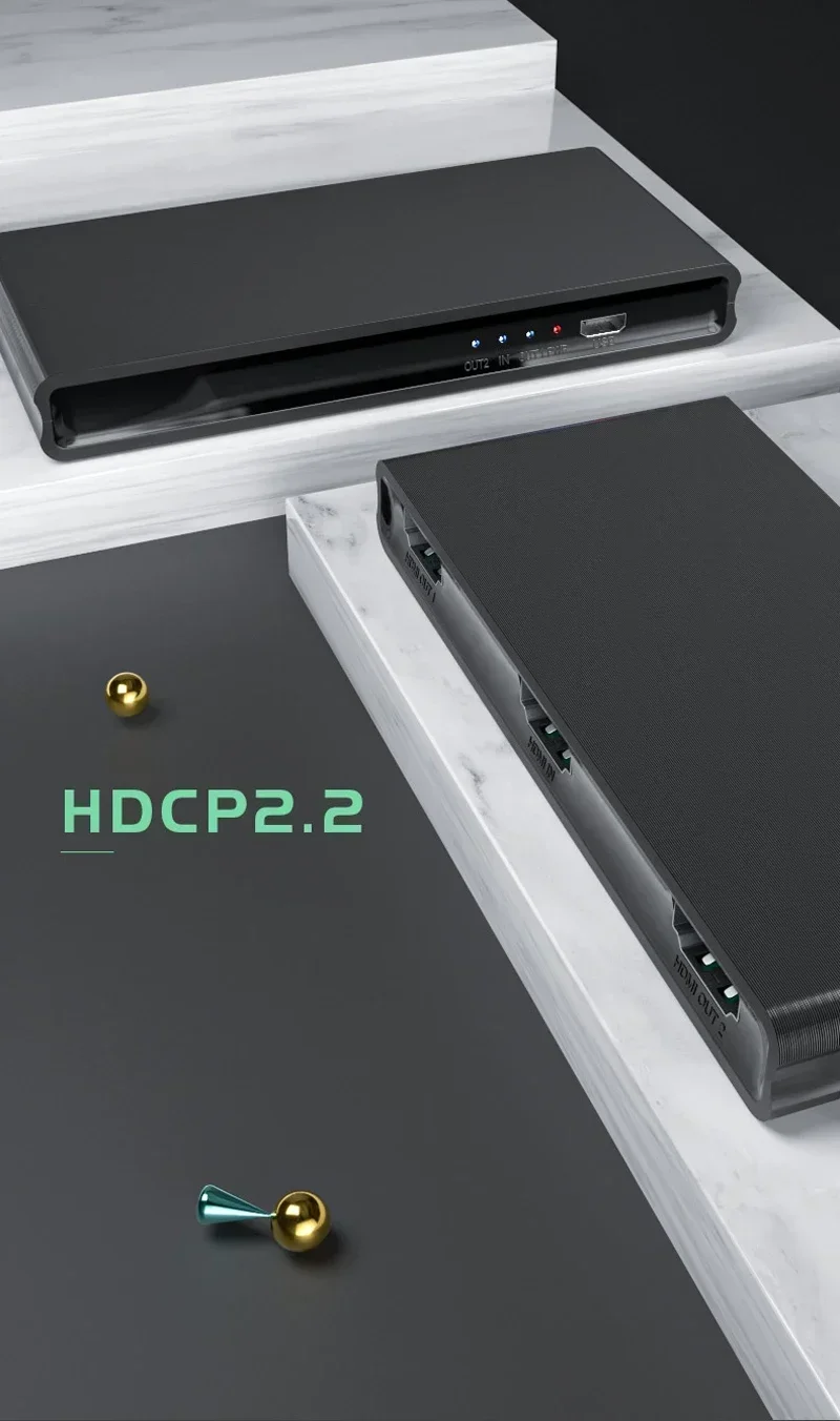 4K 60hz HDMI-splitter 1x2 1x4  - Hdmi Splitter 1 In 4 Out 4K 60Hz recensie en prijs