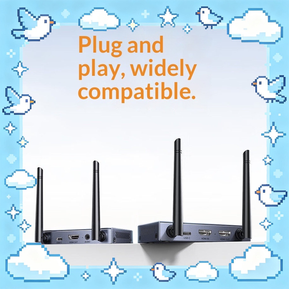 UGREEN S513-75533 draadloze HD - Wireless Hdmi Transmitter And Receiver 4K recensie en prijs