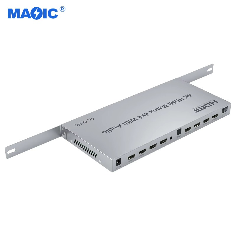 4x4 HDMI-matrix met RS232, voo - Hdmi Matrix Switch 4X4 4K 60Hz recensie en prijs