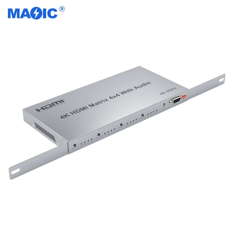 4x4 HDMI-matrix met RS232, voo - Hdmi Matrix Switch 4X4 4K 60Hz recensie en prijs